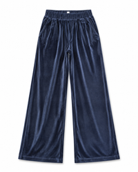 Ash Velour Wide Leg Joggers