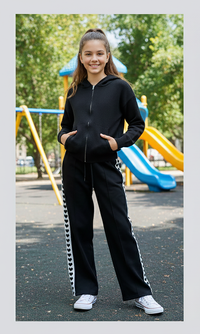Side Stripe Heart Track Pant