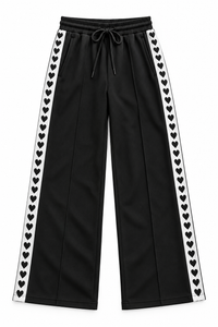 Side Stripe Heart Track Pant
