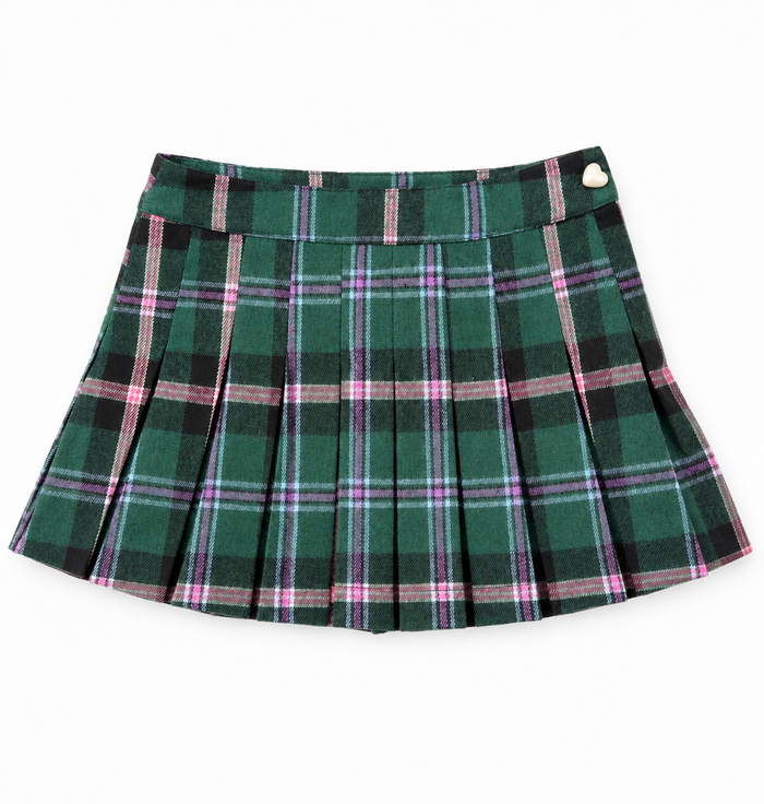 Jane Soft Plaid Skort