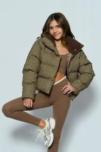 Tween Stefie Tweed Puffer Jacket