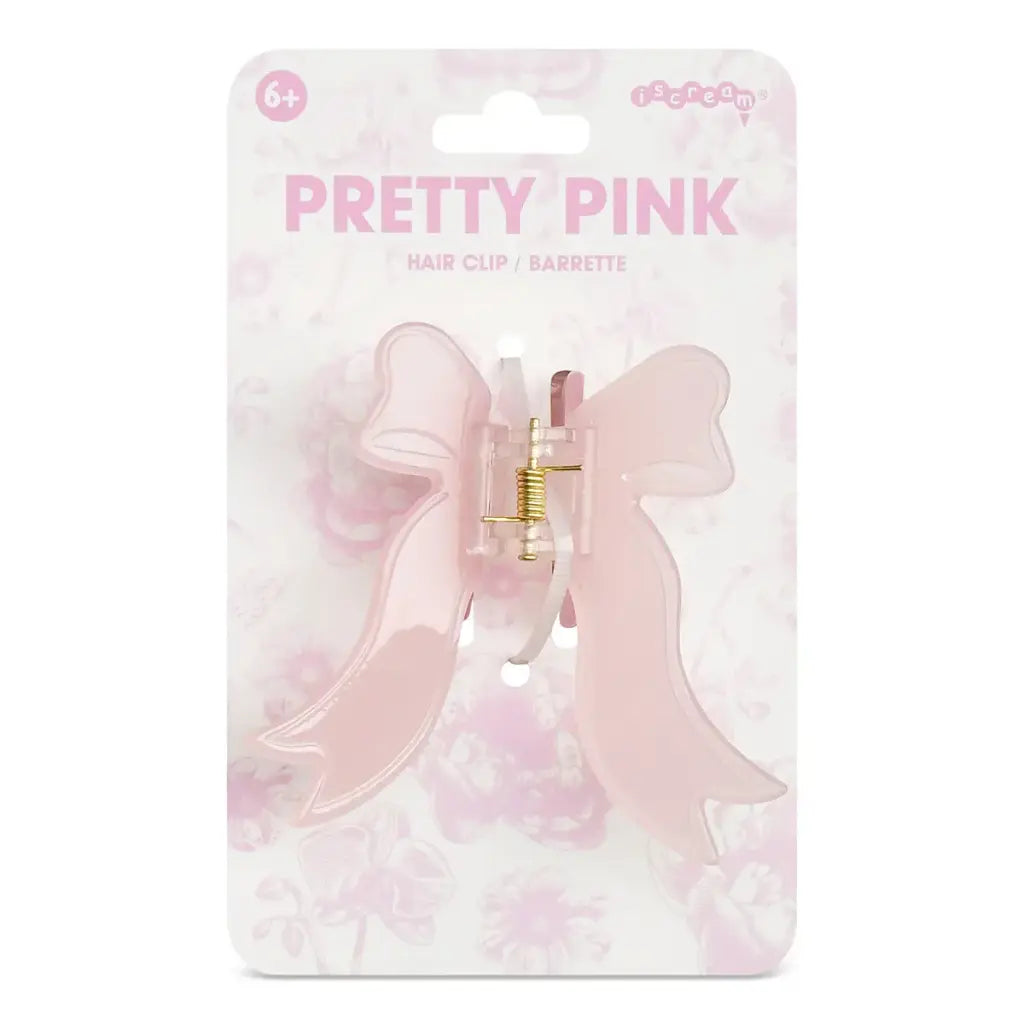 Iscream Pretty Pink Bow Hair Clip