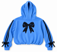 Bow Stripe Bubble Hoodie