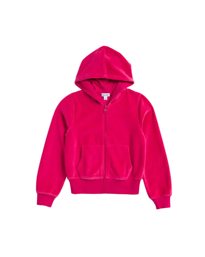 Velvety Velor Zip Up