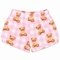 Iscream Beary Coquette Plush Shorts