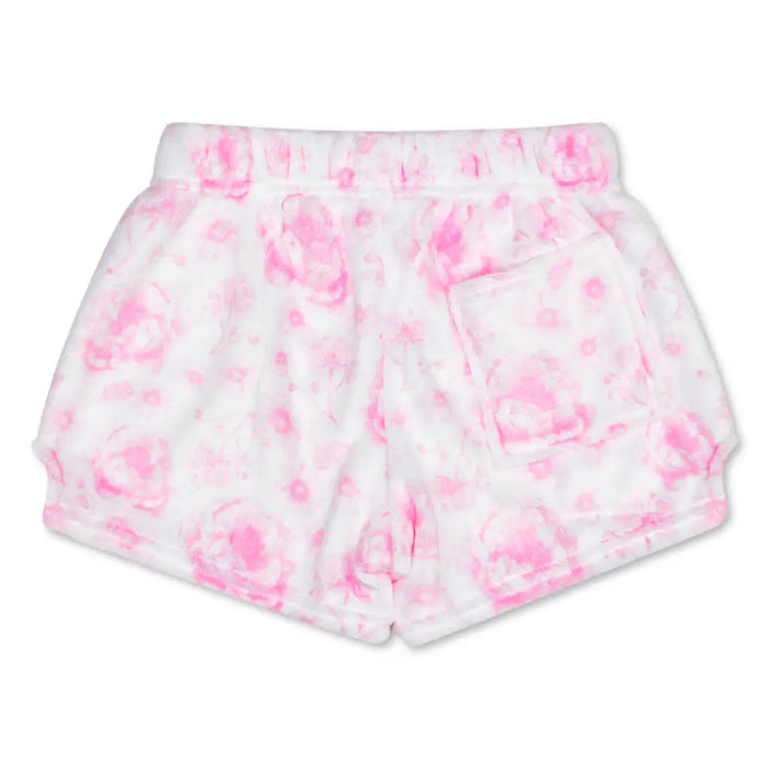 Iscream Pretty Pink Toile Plush Shorts
