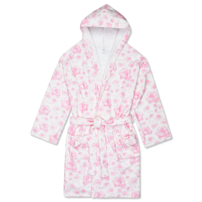 Iscream Pretty Pink Toile Hooded Plush Robe