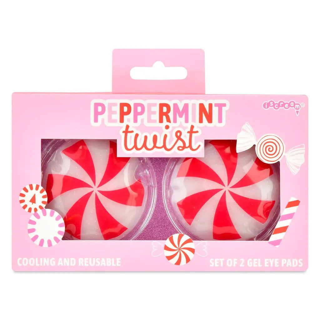 Iscream Peppermint Twist Gel Eye Pads