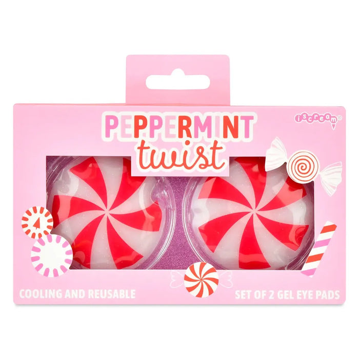 Iscream Peppermint Twist Gel Eye Pads