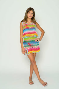 Tween Palmer Crochet Tank