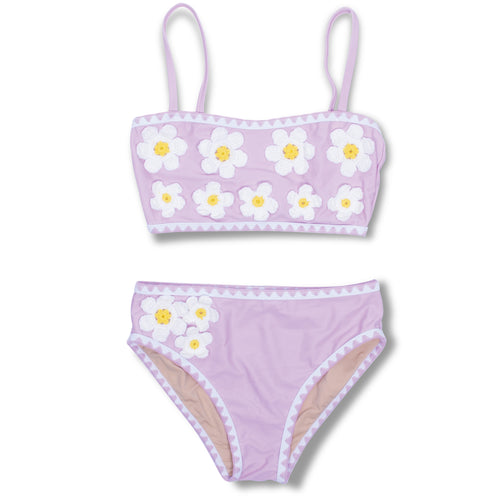 Crochet Bikini Lavender Daisy