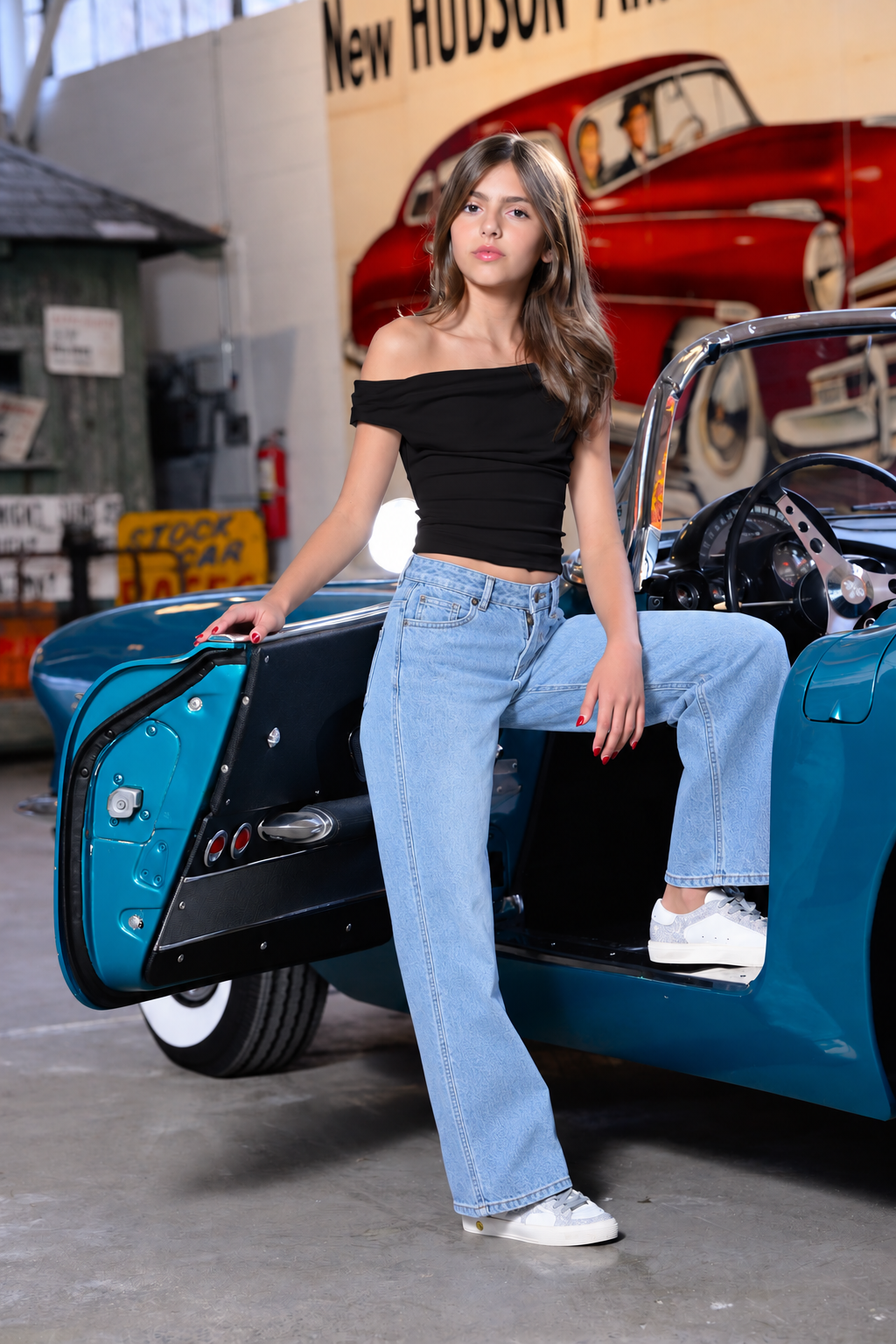Tween Lydia Off Shoulder Top