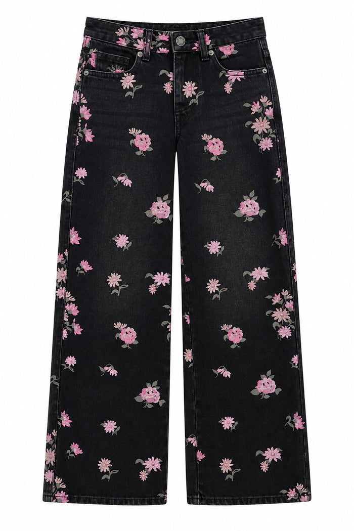Tween Chicago Floral Low Rise Jean