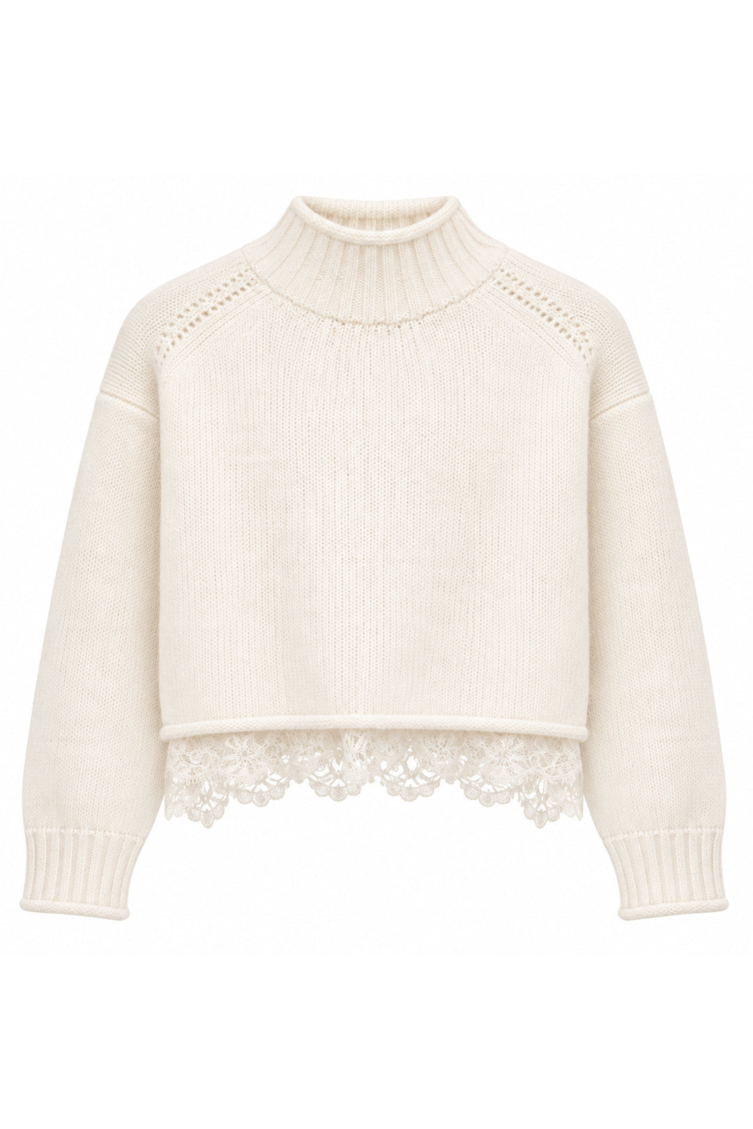 Tween Reid Lace Trim Sweater