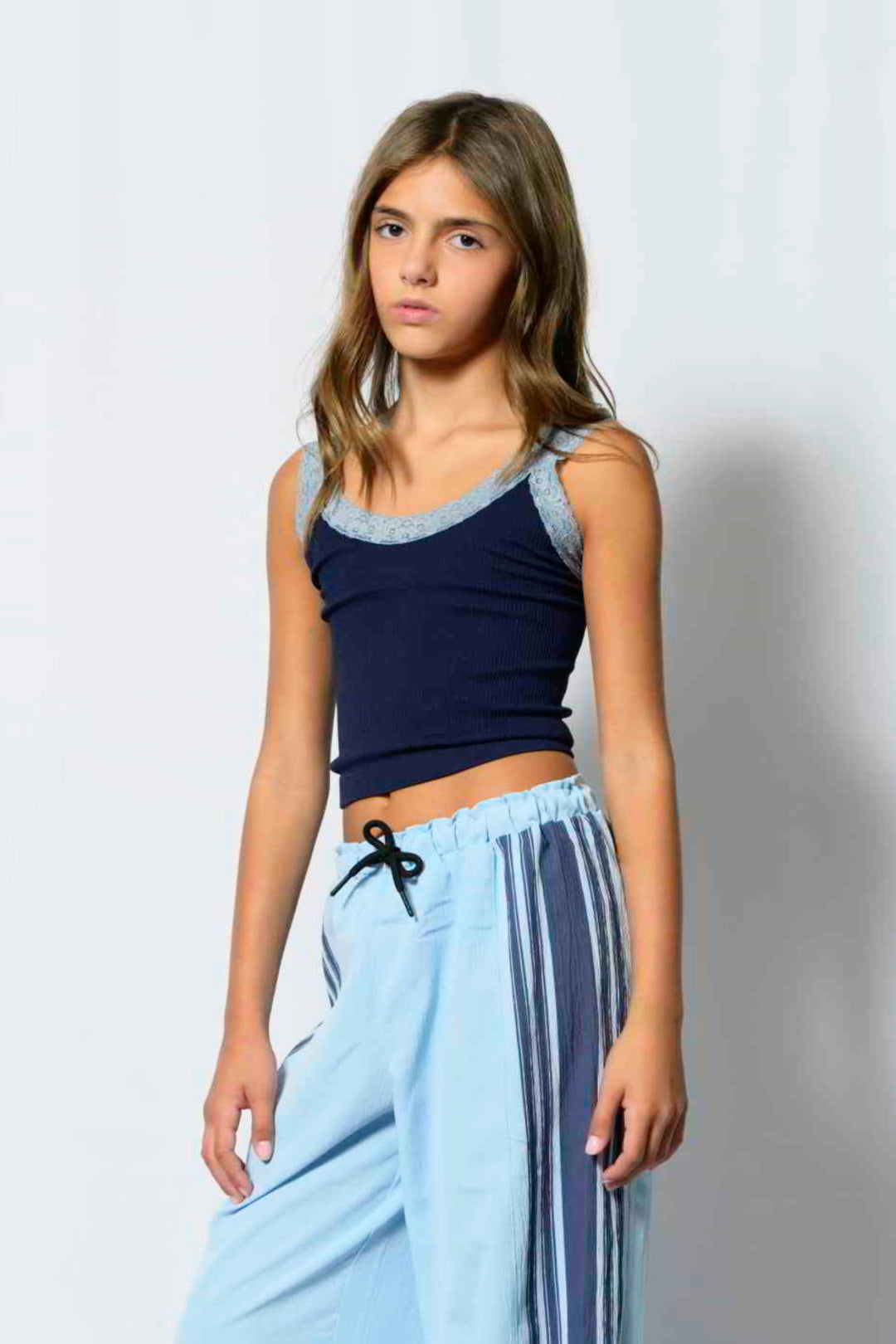Tween Liana Lace Trim Tank
