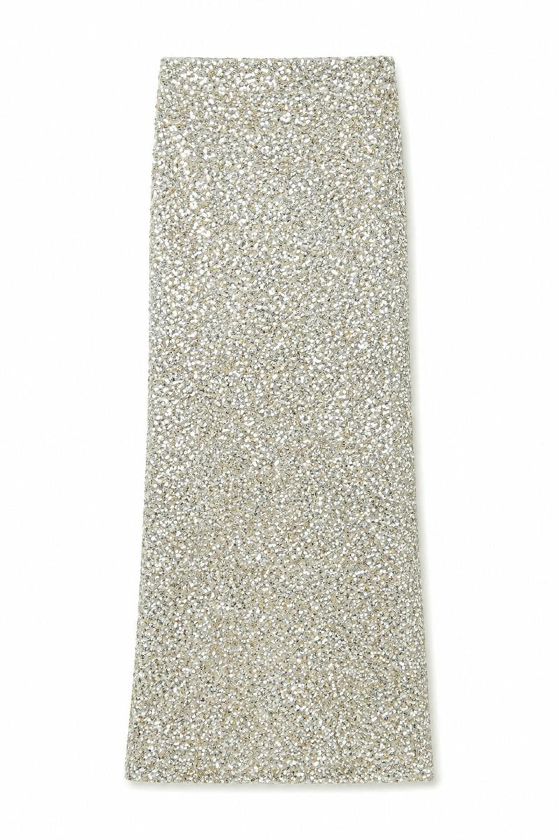 Delfina Long Sequin Skirt