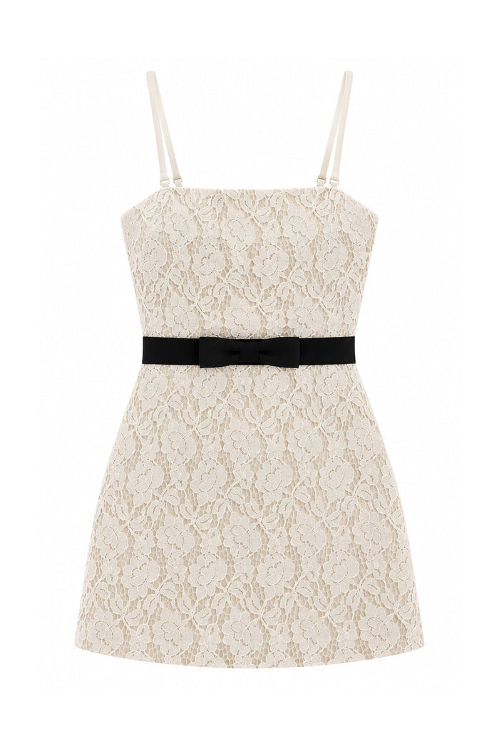 Tween Robin Bow Sequin Lace Dress