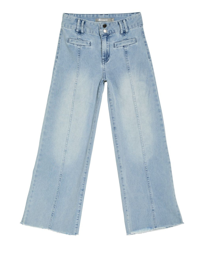 Wide Leg Ankle Crop Jeans