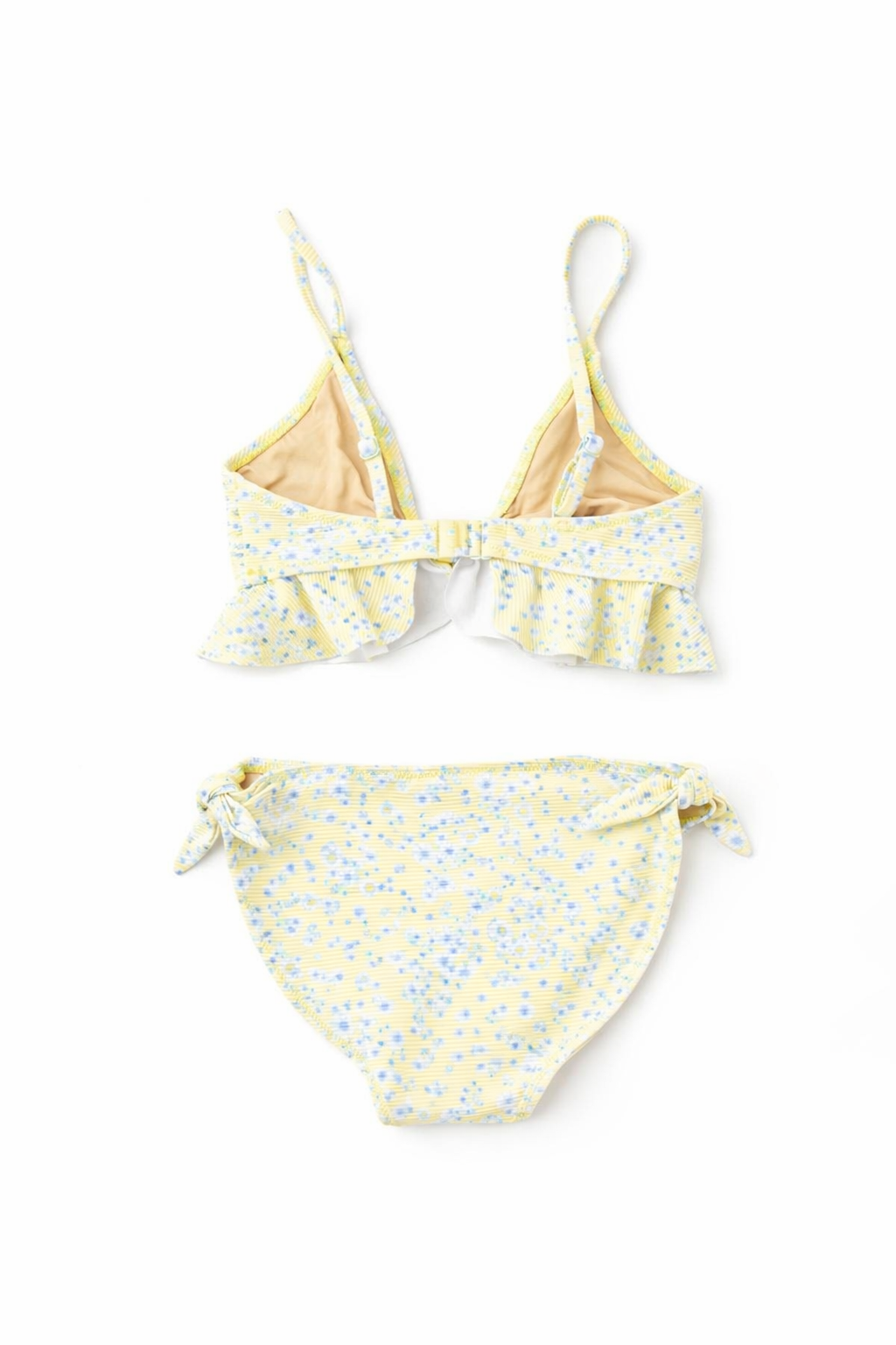 Ribbed Ruffle Two Piece