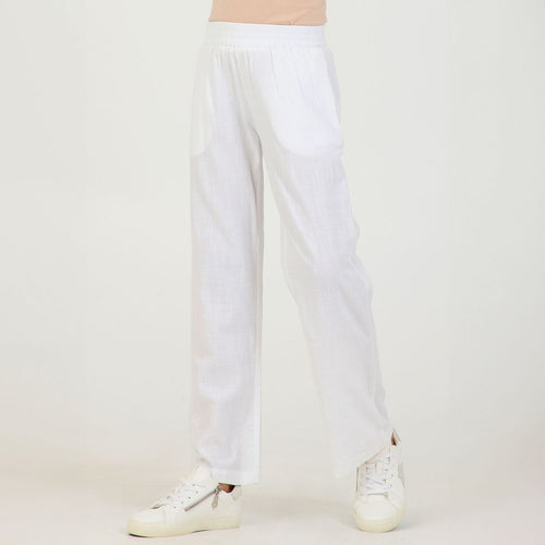 White Pull On Pant