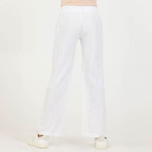 White Pull On Pant