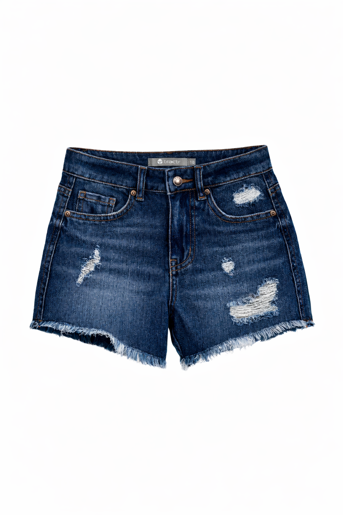 Brittany Fray Shorts With Destruction (2 Colors!)