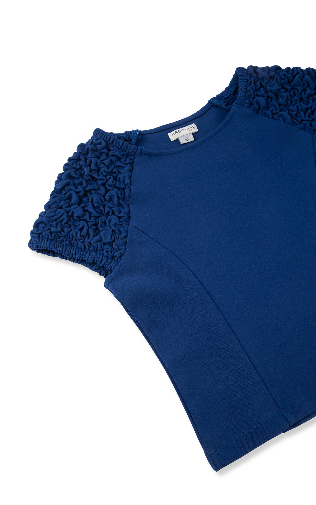 Navy High-Low Skirt Set