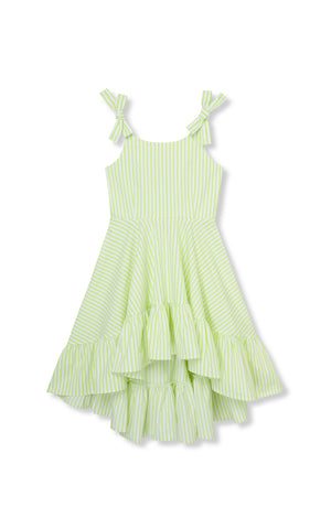 Dotted Babydoll Mini Dress