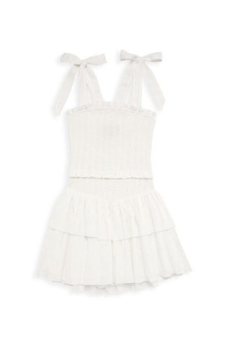 Washed Cord Piper Scallop Dress
