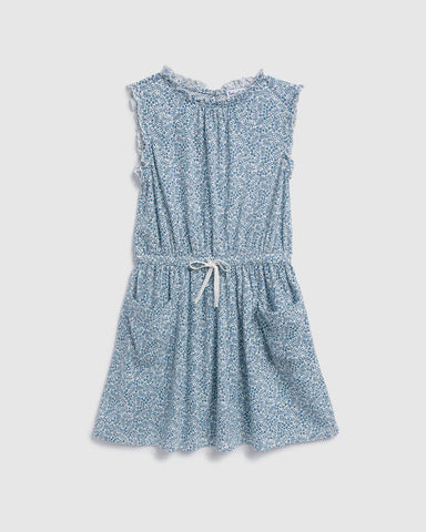 Dotted Babydoll Mini Dress