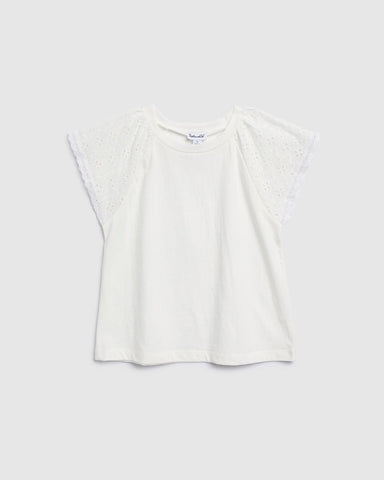 Square Neck Ruffle Sleeve Smocked Top