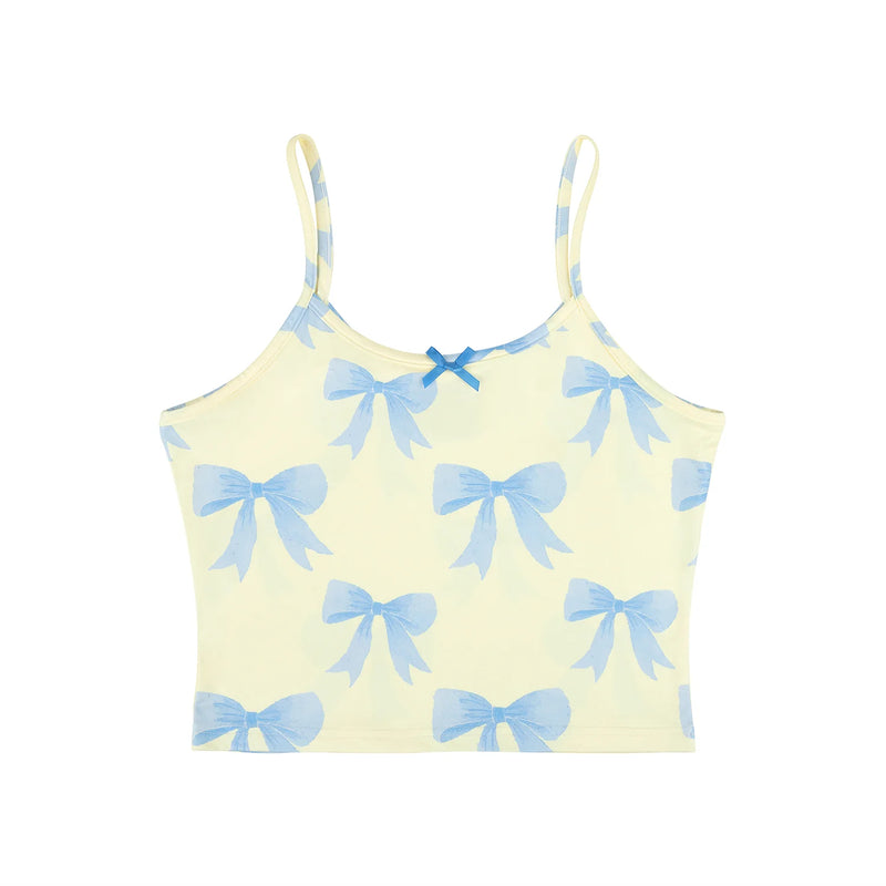 Blue Bows Pajama Tank