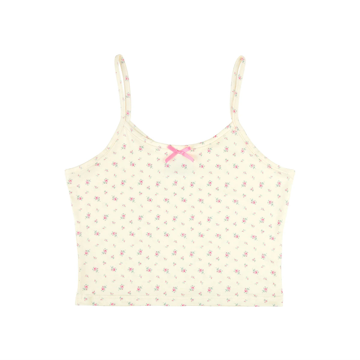 Vintage Floral Pajama Tank Top