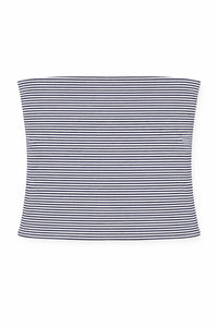 Delany Contrast Fold Over Tube Top
