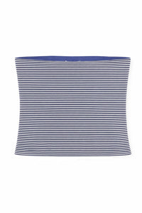 Delany Contrast Fold Over Tube Top