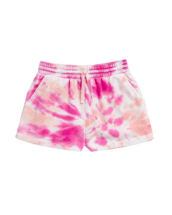 Splendid Girls Hibiscus Tye Dye Shorts
