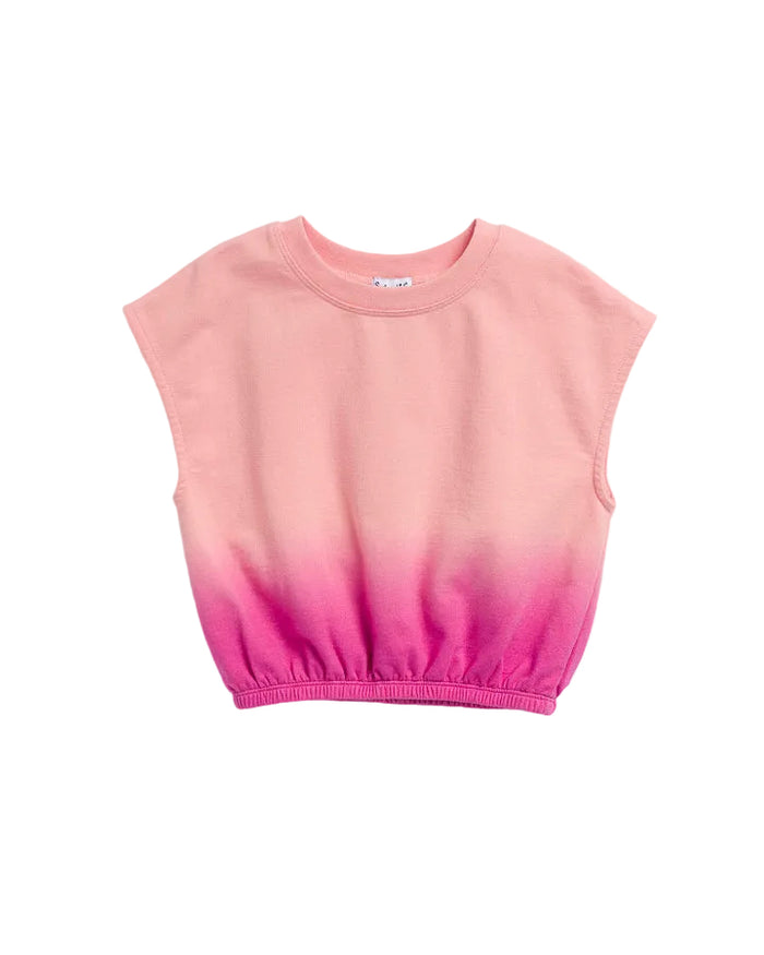 Splendid Cotton Candy Dip Dye Tee