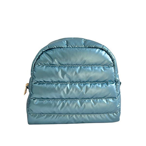 Irene Cosmetic Puffer Bag Seafoam