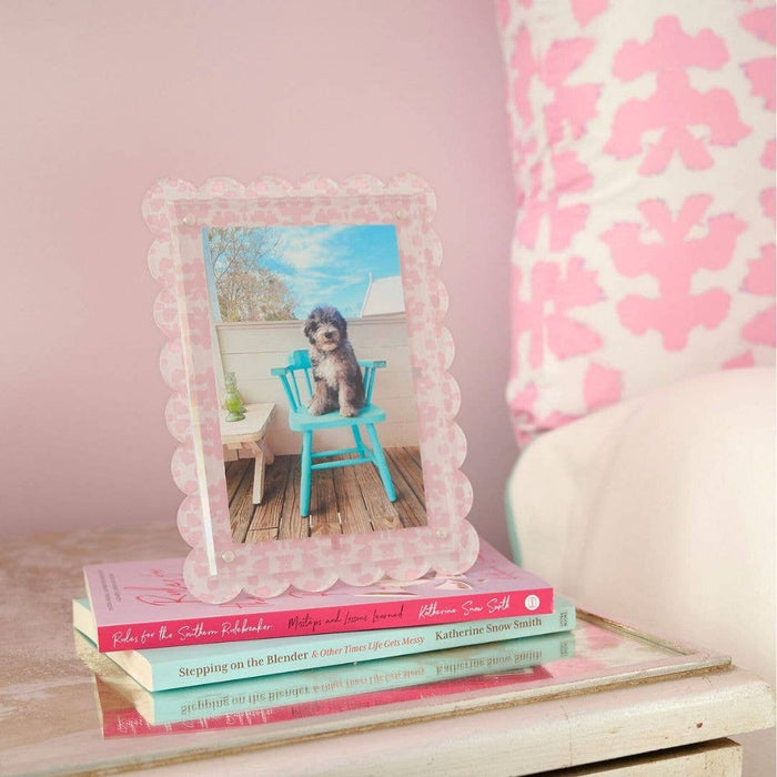 Chintz Rose Scalloped Picture Frame