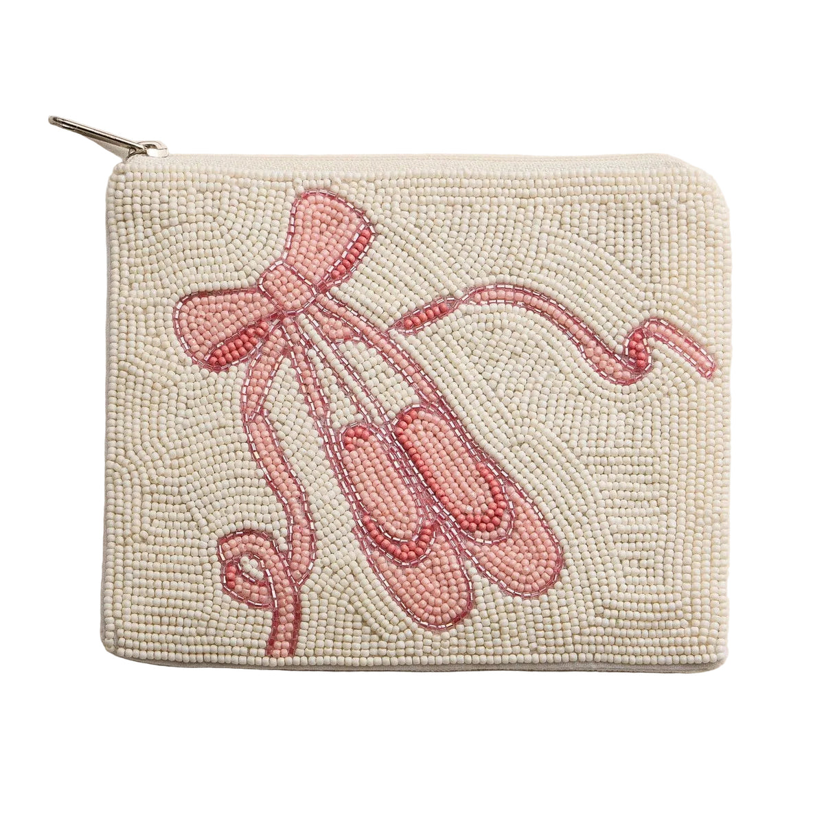 Beaded Ballet Slippers Pouch