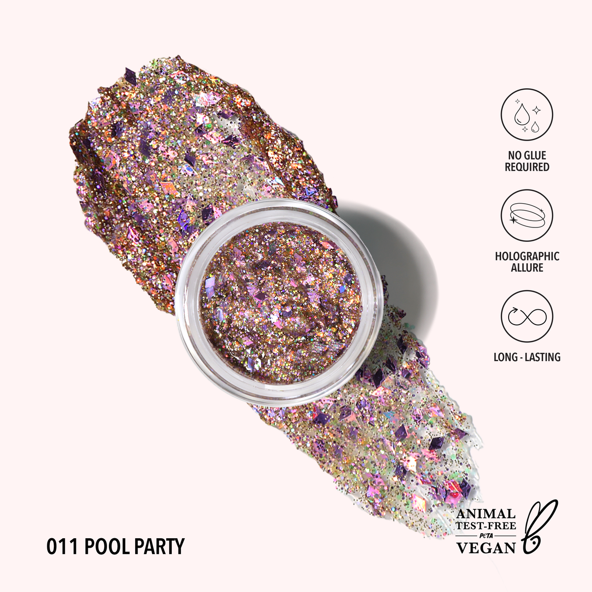 Hologram Glitter Gel-Pool Party