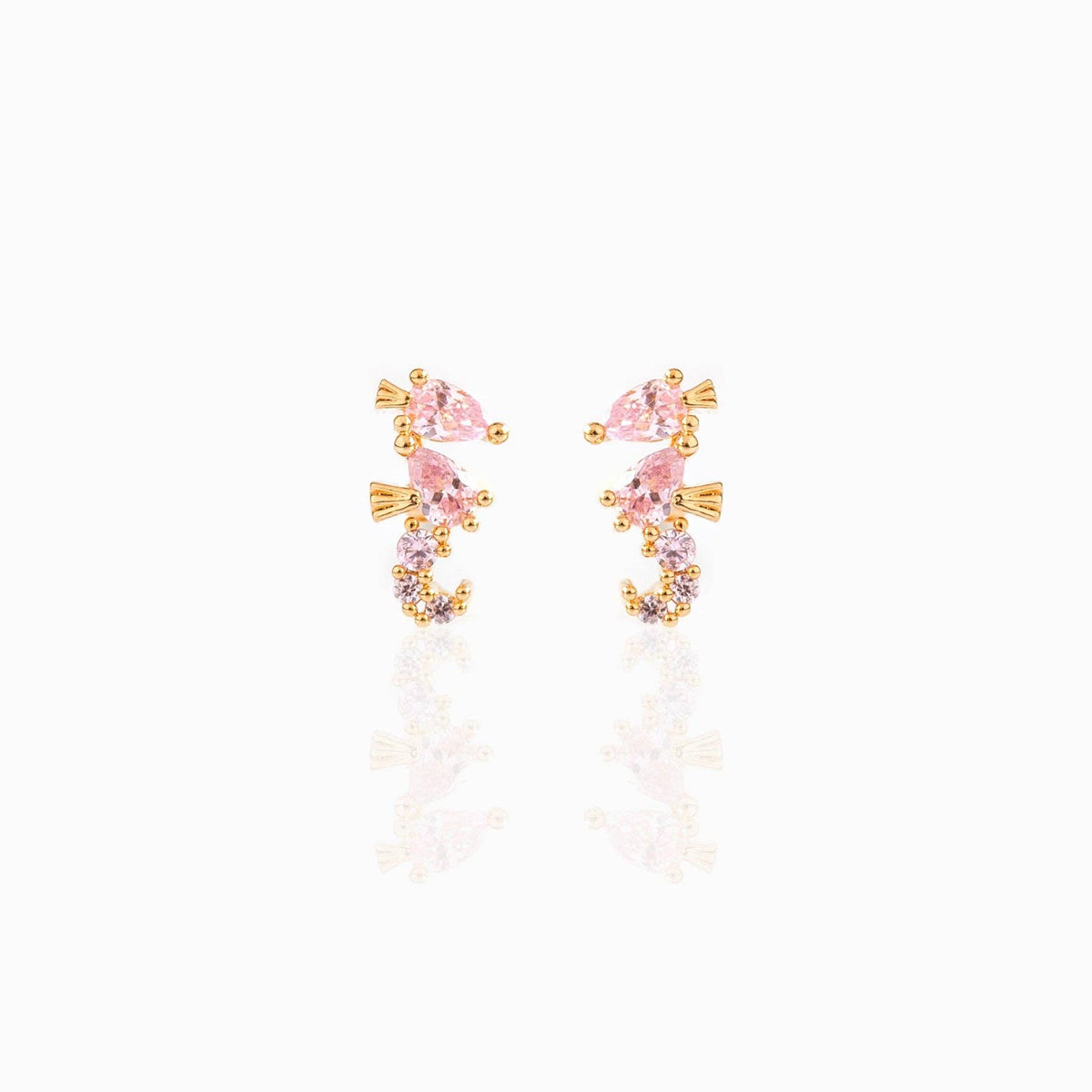 Sparkling Seahorse Studs