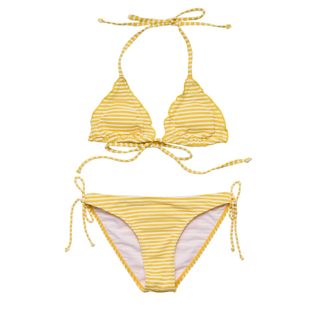 Sunshine Stripe Teen Triangle Bikini