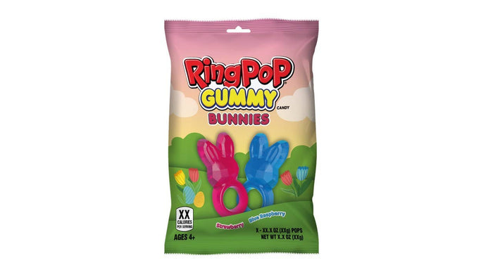 Easter Ring Pop Shaped Gummy Bunnies