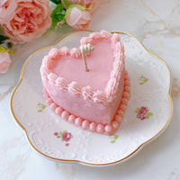 Heart Shaped Cake Candle