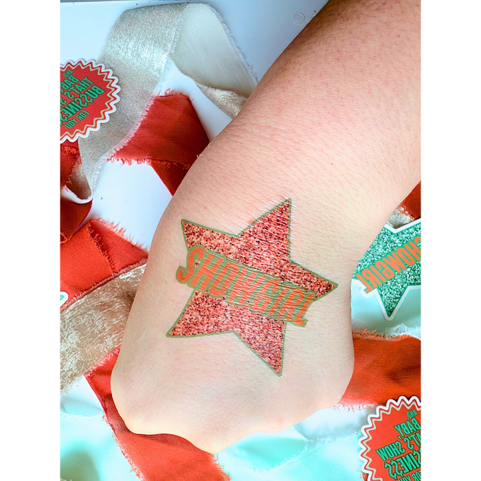 Showgirl Temporary Tattoos
