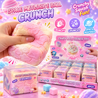 2" Candy Crunchy Squishy Toy – Space Meteorite Cube