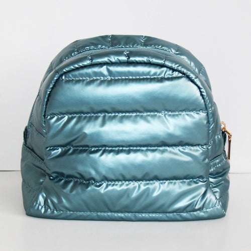 Irene Cosmetic Puffer Bag Seafoam