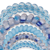 Spiral Hair Coils | Mix Pack | Blue Lagoon