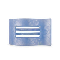 Flat Rectangle Hair Clip | Large | Blue Lagoon